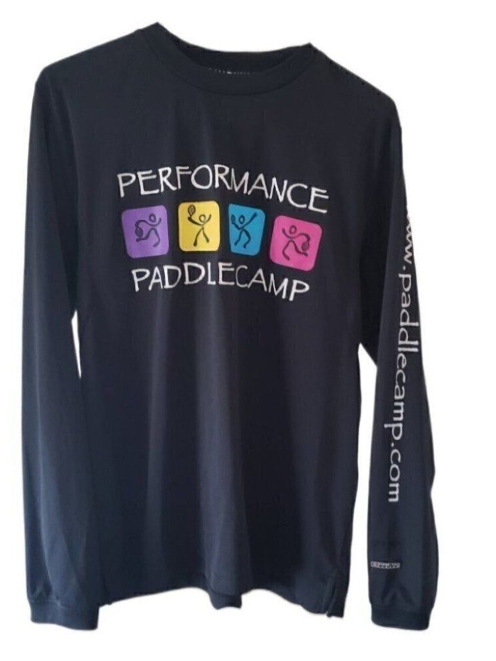 Wilson Men's Black Paddleboard.com Long Sleeve Hyper Tek Performance Shirt